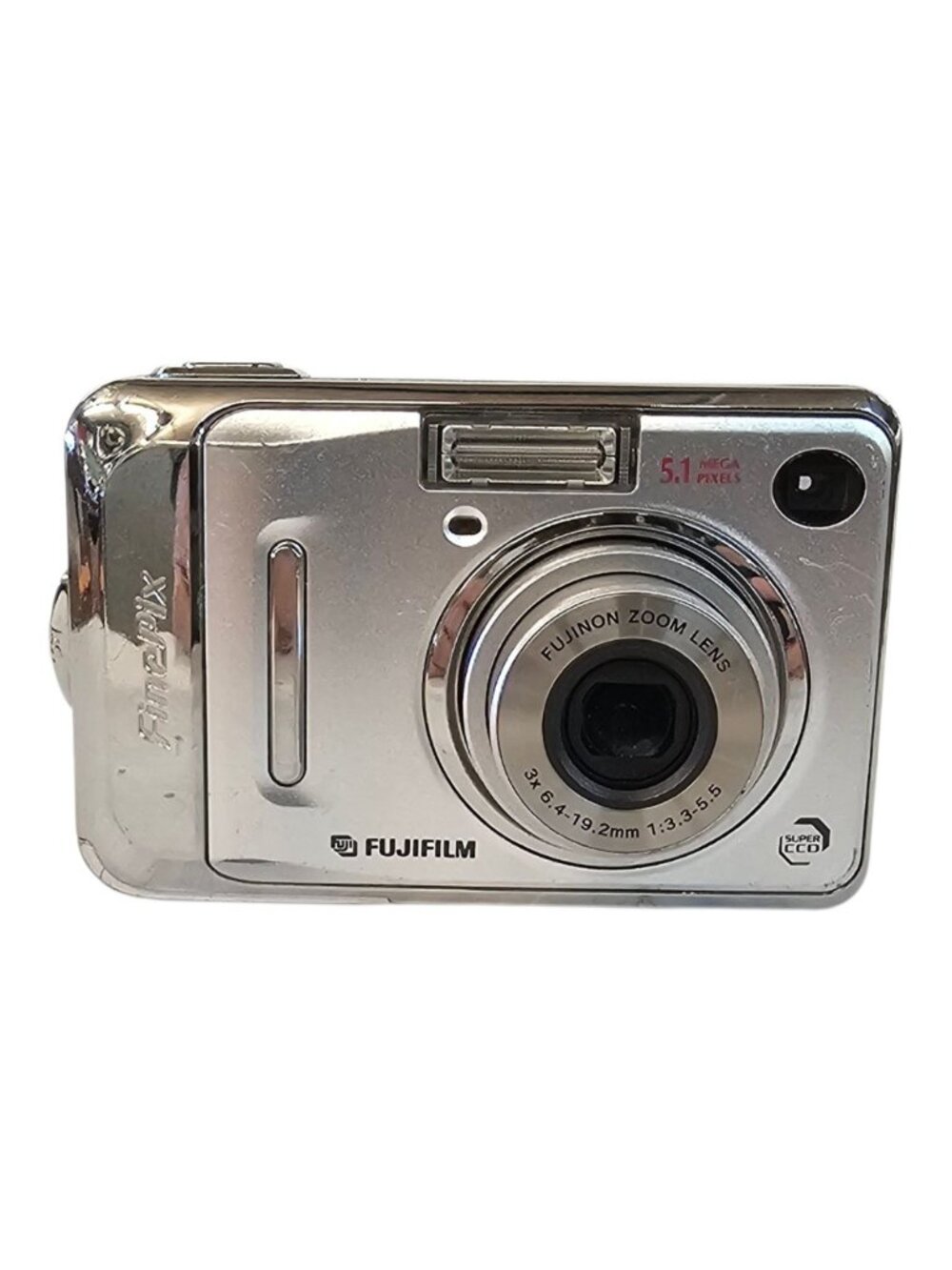 Fujifilm FinePix A500 Digital Camera Silver 5.1MP 3x Optical Zoom SD Card Tested